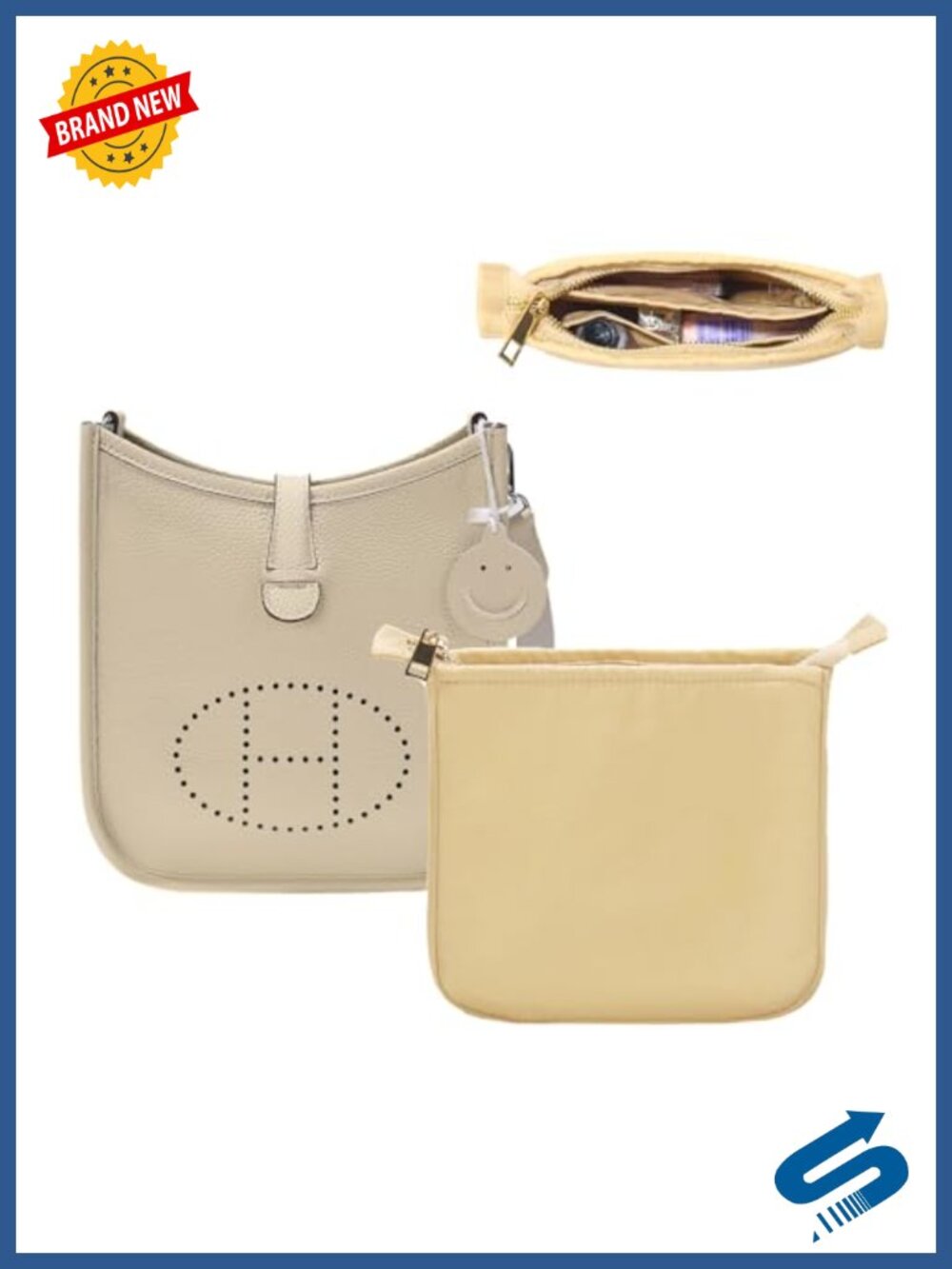 Purse Organizer Insert Handbag Bag Shape Keeper Nylon Felt Liner